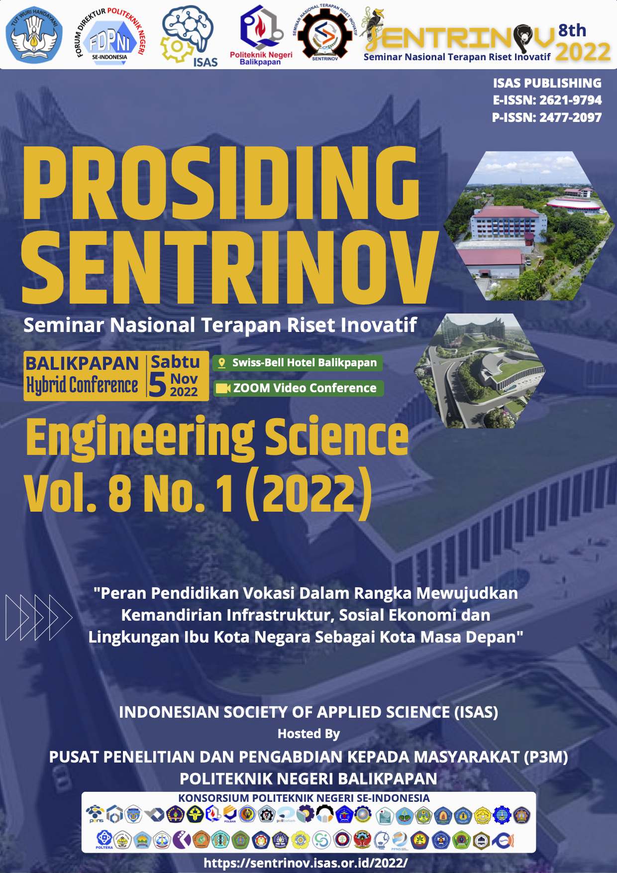 					View Vol. 8 No. 1 (2022): Prosiding Sentrinov 2022 - Engineering Science
				