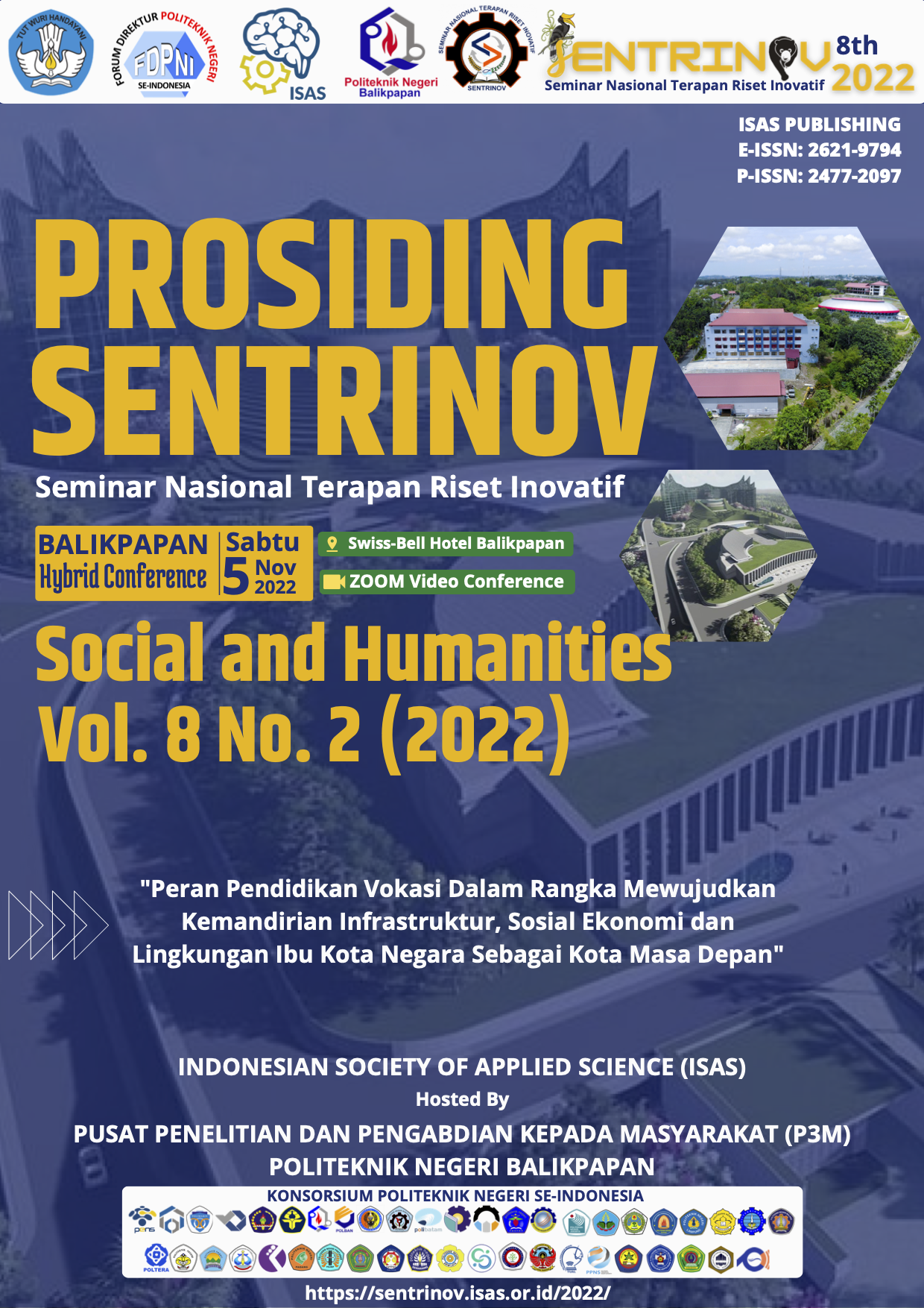 					View Vol. 8 No. 2 (2022): Prosiding Sentrinov 2022 - Social and Humanities
				